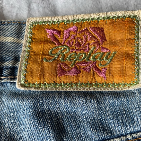 Replay Distressed Antique Wash Jeans Vintage - Picture 5 of 16